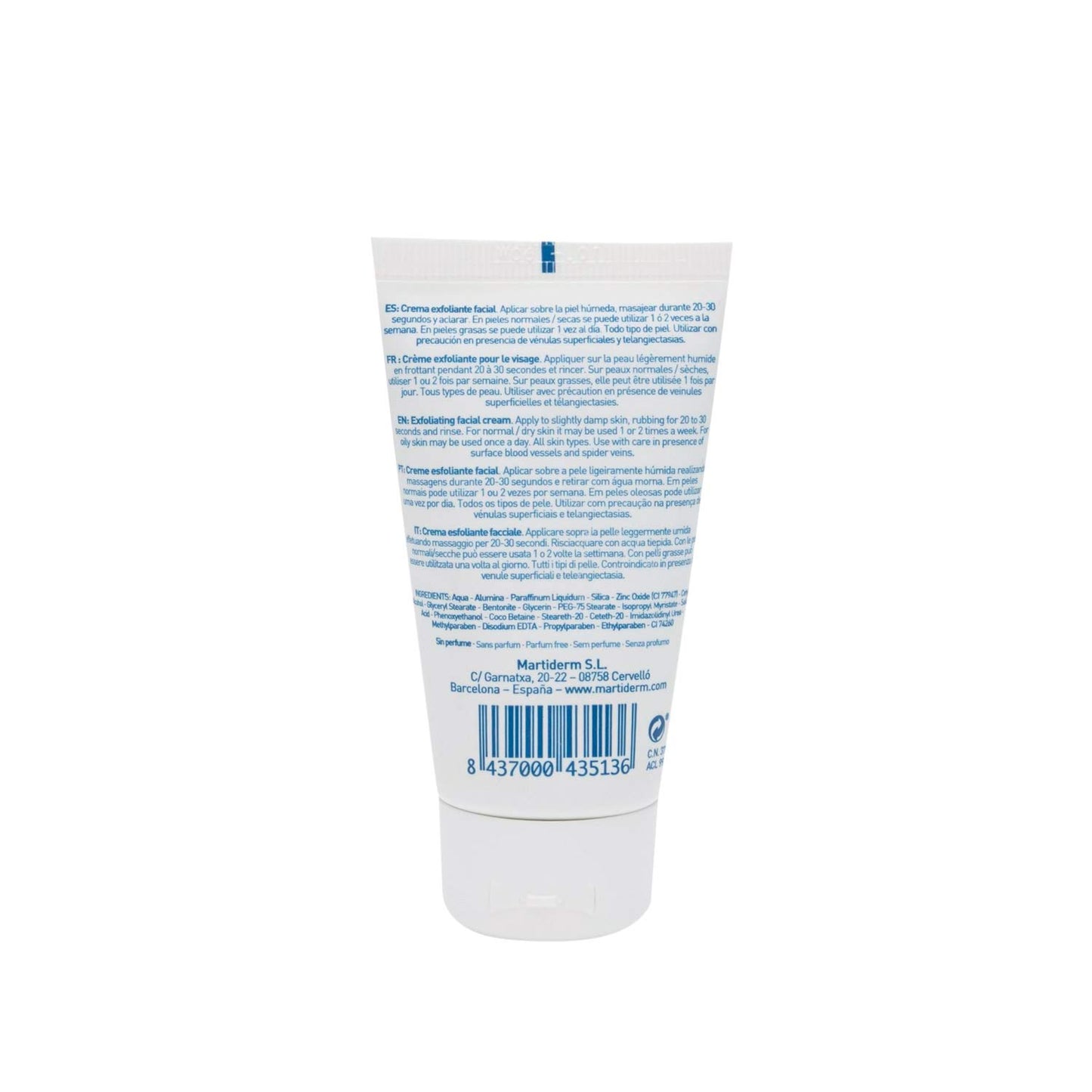 Martiderm Crema Facial Scrub Exfoliante Facial 50Ml