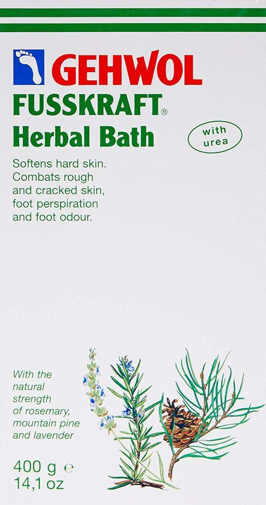GEHWOL Herbal Bath Soak - Relaxing Foot Soak with Natural Ingredients | 14.1 oz