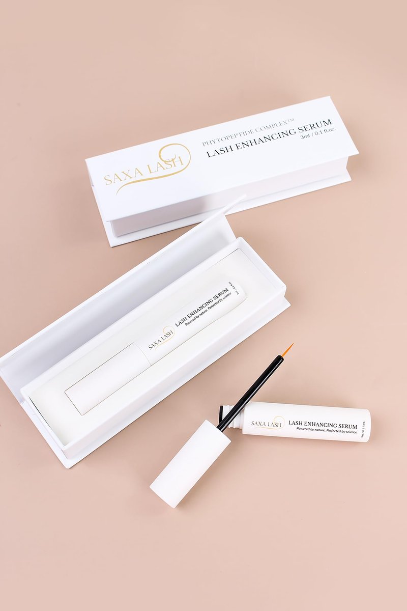 Saxa Lash Peptide Lash Serum. Eyelash Growth Serum with Phytopeptide Complex™. Prostaglandin-Free Formula for Longer, Fuller Lashes