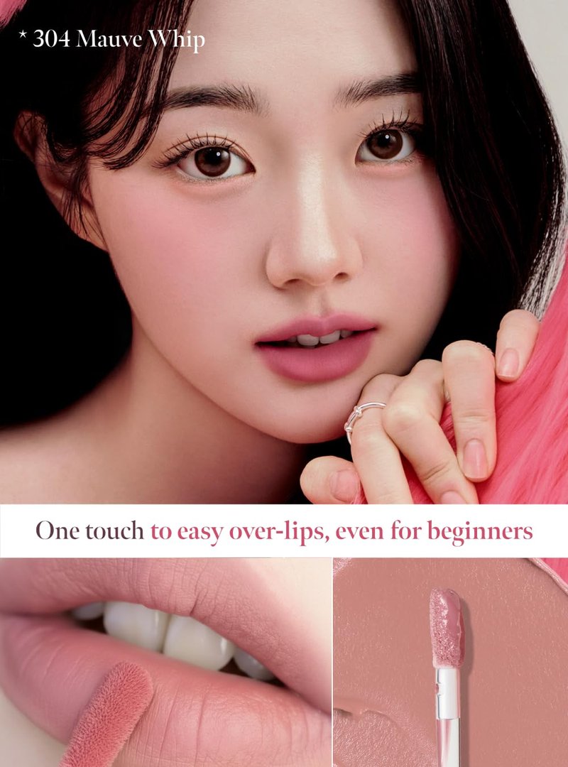 CORALHAZE Bare Velvet Tint #301 Misty Petal 3g, Soft Matte Lip Tint, Creamy Tinted Lip Stain, Velvet Burring Tint, Long Lasting High Pigment, Weightless, 24H Hydration, Lip Makeup, Korean Beauty