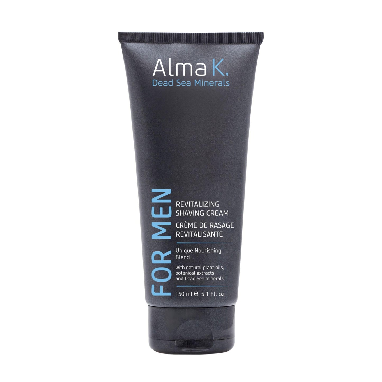 Alma K Revitalizing Shaving Cream - Nourishing and Calming Mens Shaving Cream with Dead Sea Minerals, Argan Oil - Gentle Shave Cream for Men - 5.1 oz
