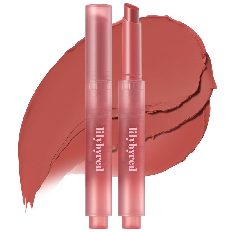 lilybyred Milky Blur Fondue Bar | Korean Multi-Use Lip & Cheek Stick, Soft-Focus Effect, Blur Pot Formula, Velvet Matte Finish, Lightweight, Easy to Blend, 0.06 oz. (03 Figs in Caramel)