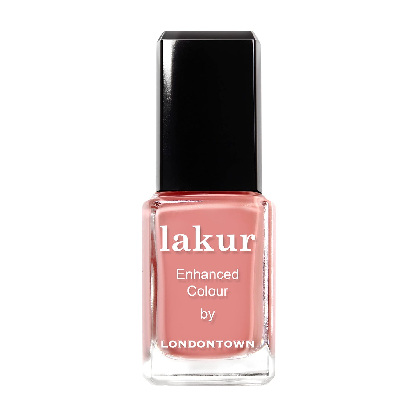 LONDONTOWN Lakur Nail Polish – Purple & Pink Shades, Rose-Tinted Glasses, 0.4 Fl Oz, Long-Lasting, Streak-Free, Chip-Resistant | 21+ Free Non-Toxic Vegan Nail Color, Strengthens & Hydrates Nails
