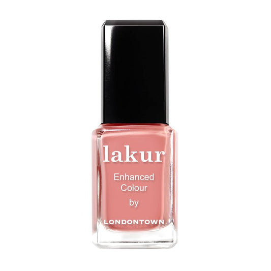 LONDONTOWN Lakur Nail Polish – Purple & Pink Shades, Rose-Tinted Glasses, 0.4 Fl Oz, Long-Lasting, Streak-Free, Chip-Resistant | 21+ Free Non-Toxic Vegan Nail Color, Strengthens & Hydrates Nails