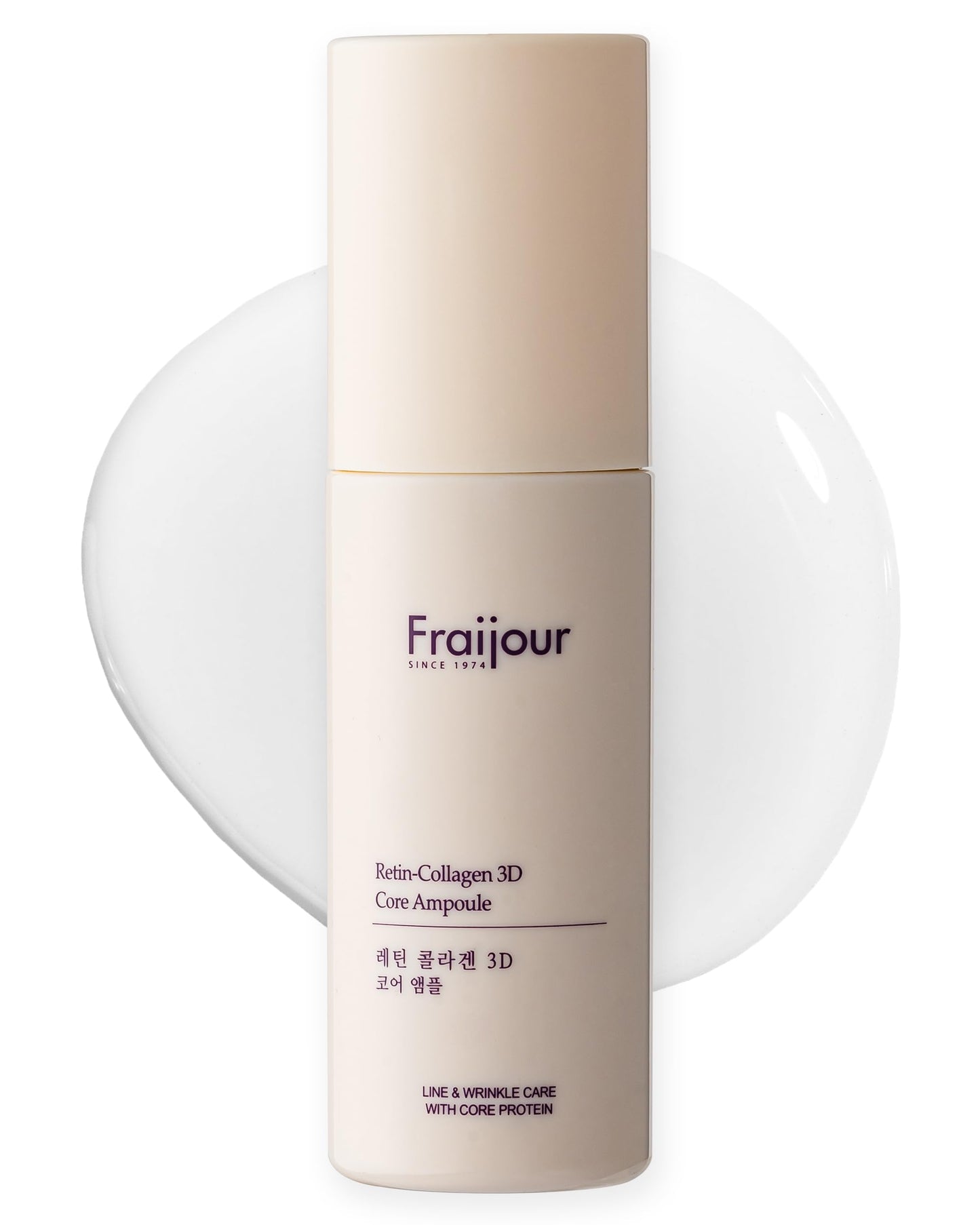 Fraijour Retin-Collagen 3D Core Ampoule – Anti-Aging Serum with Stabilized Retinal, 29 Proteins & Milk Extracts, Firms & Revives Skin, Boosts Elasticity & Glow, For Sensitive Skin, 1.69 fl.oz.