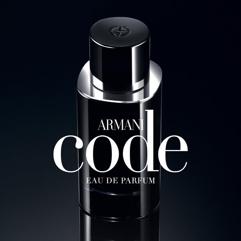 Armani Beauty Code Eau de Parfum for Men | Fougère Ambery Spicy Fragrance with Green Mandarin, Nutmeg & Tonka Bean Notes