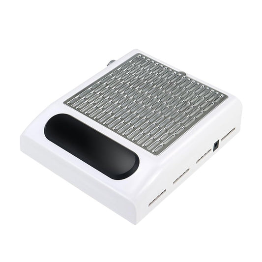 Nail Dust Collector Compact Vacuum Fan Dust Collector for Beginners with Reusable Filter Powerful Dust Suction Machine for Manicure and Pedicure Acrylic Nail Polishing Tool for Salon and Home Use