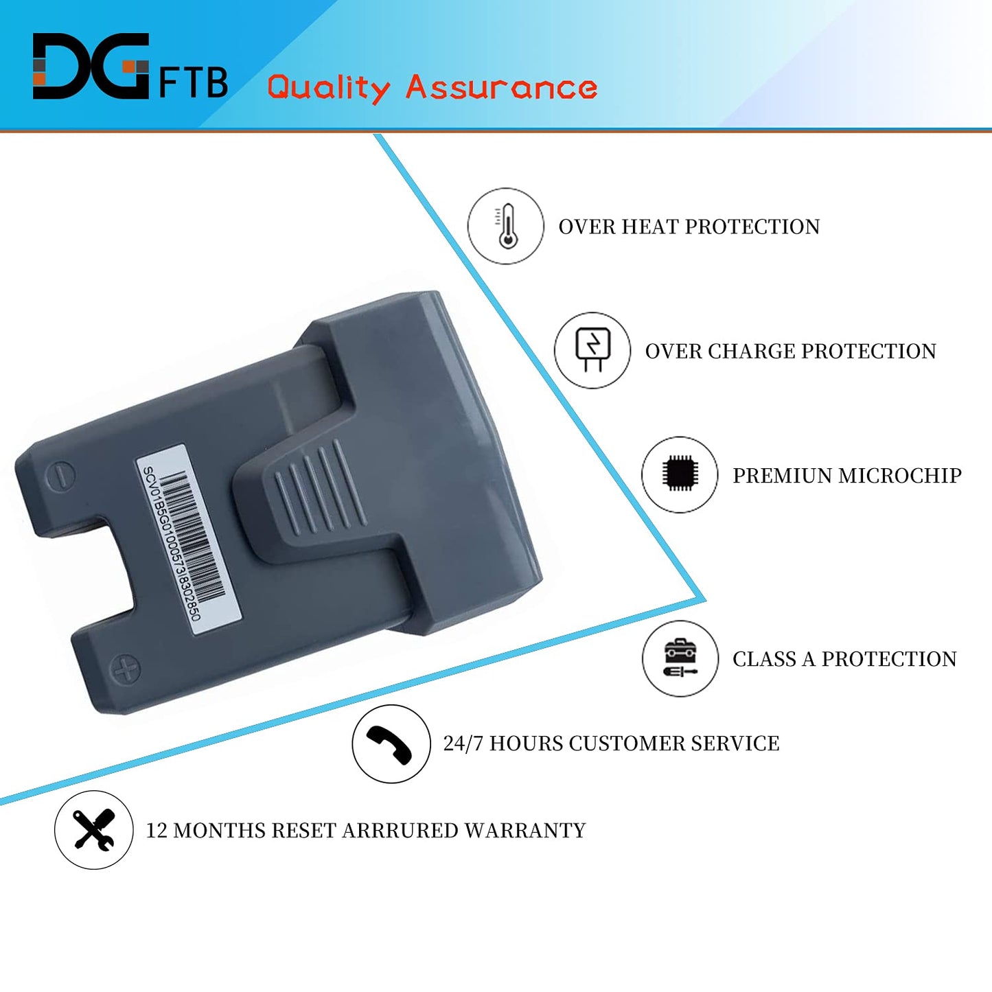 DGTEC New RZ1020 Replacement Battery for for Razor Turbo JettS RZ1020 Scud Read Series 3ICR19/66 (10.95V 2100MAH/23Wh)