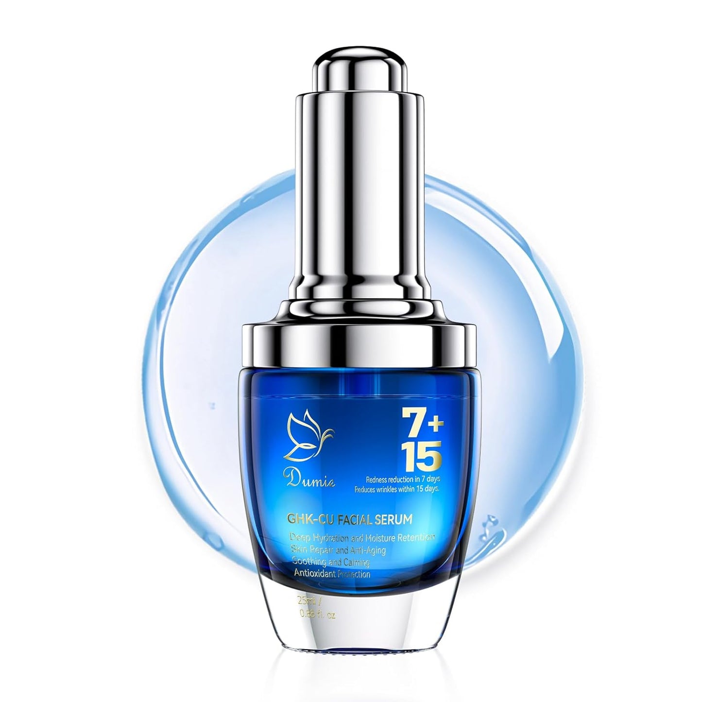 Copper Peptides Serum for Face - Anti-Aging & Firming with GHK-Cu, EGF, Hyaluronic Acid | 25mL/0.88 Fl Oz