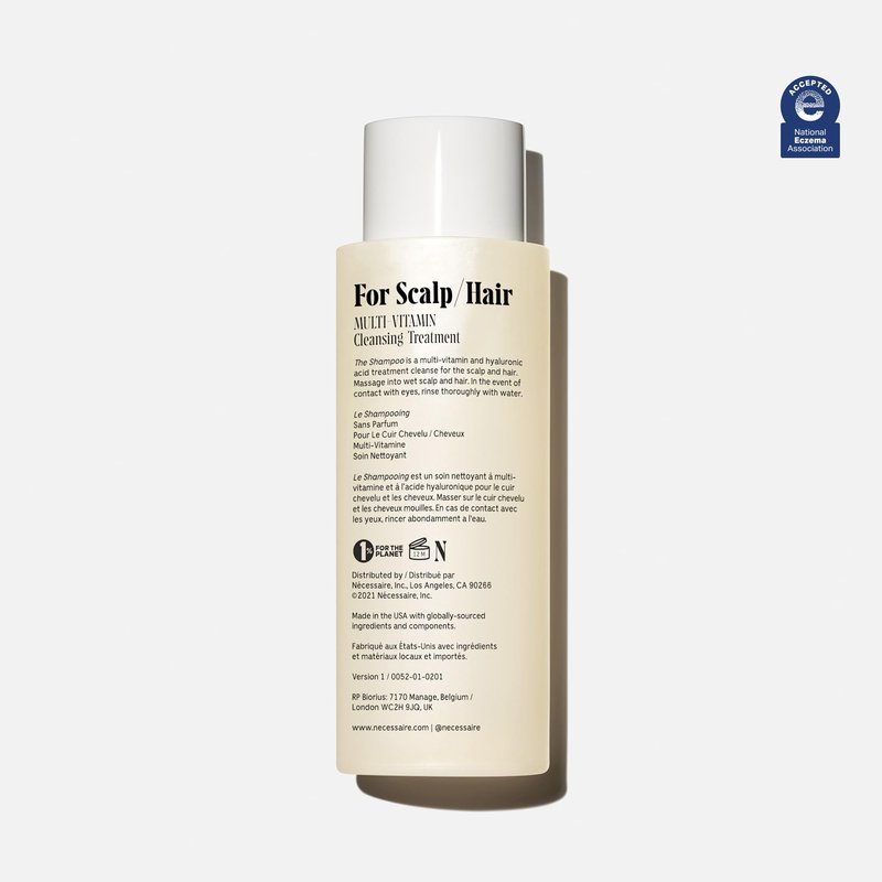 Nécessaire The Shampoo. Hyaluronic Acid + Vitamin B Complex Shampoo for Women & Men.