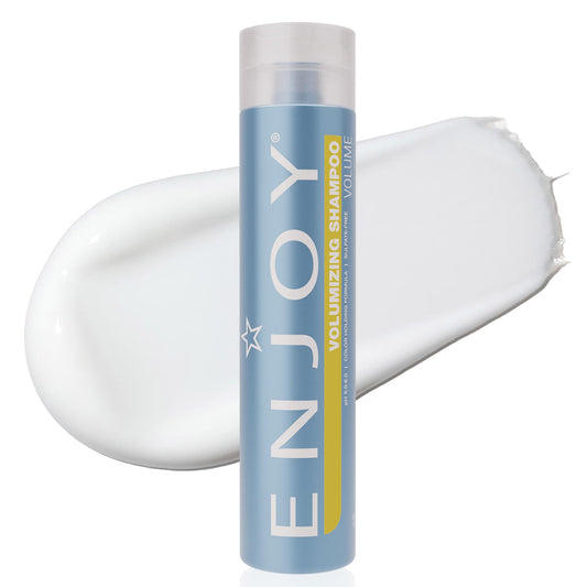 Enjoy Volumizing Shampoo, Weightless Cleanser for Fine and Limp Hair, Adds Remarkable Volume Fullness and Body, pH 5.0–6.0, 10.1 Fl Oz