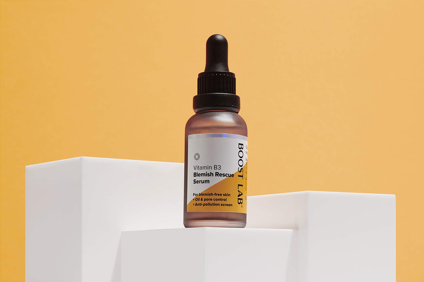 BOOST LAB Vitamin B3 Blemish Rescue Serum - Reduce Skin Blemishes, Acne, Enlarged Pores, Redness and Oily Skin - Simple, Pure & Potent - Paraben, Sulphate, Fragrance & Cruelty Free - 30 ml (1 fl oz)