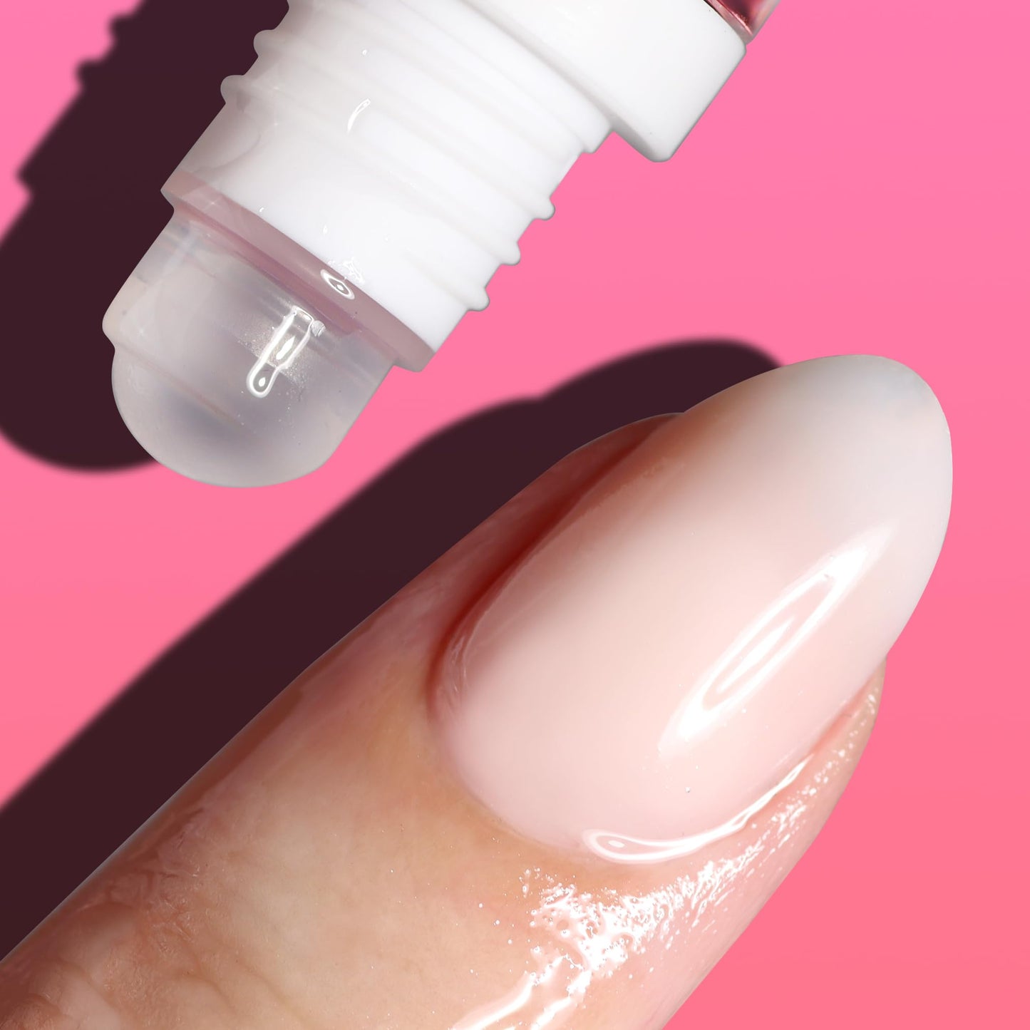 LONDONTOWN Roll and Glow Cuticle Oil - Nail Care Strengthener and Moisturizer for Dry Cracked Cuticles, Travel-Friendly Nail Treatment - Dragonfruit, 0.2 Fl oz