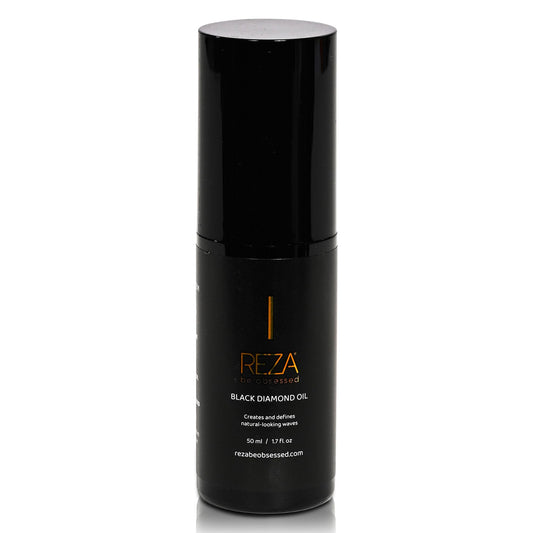 Reza Black Diamond Oil: Luxury Hair Oil, Protects & Nourishes, Adds Shine, Sulfate Free, Paraben Free, Safe, Tames Frizz, Repairs Damage, for Women & Men & All Hair Types, 1.7 Fl. Oz.