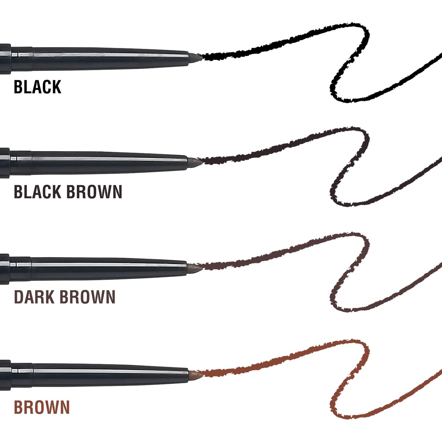 Kiss NEW YORK Pro Intense Gel Eyeliner with Built-In Sharpener, Waterproof, Smudge-Proof, Long Lasting Gel Eyeliner Pencil (Black)
