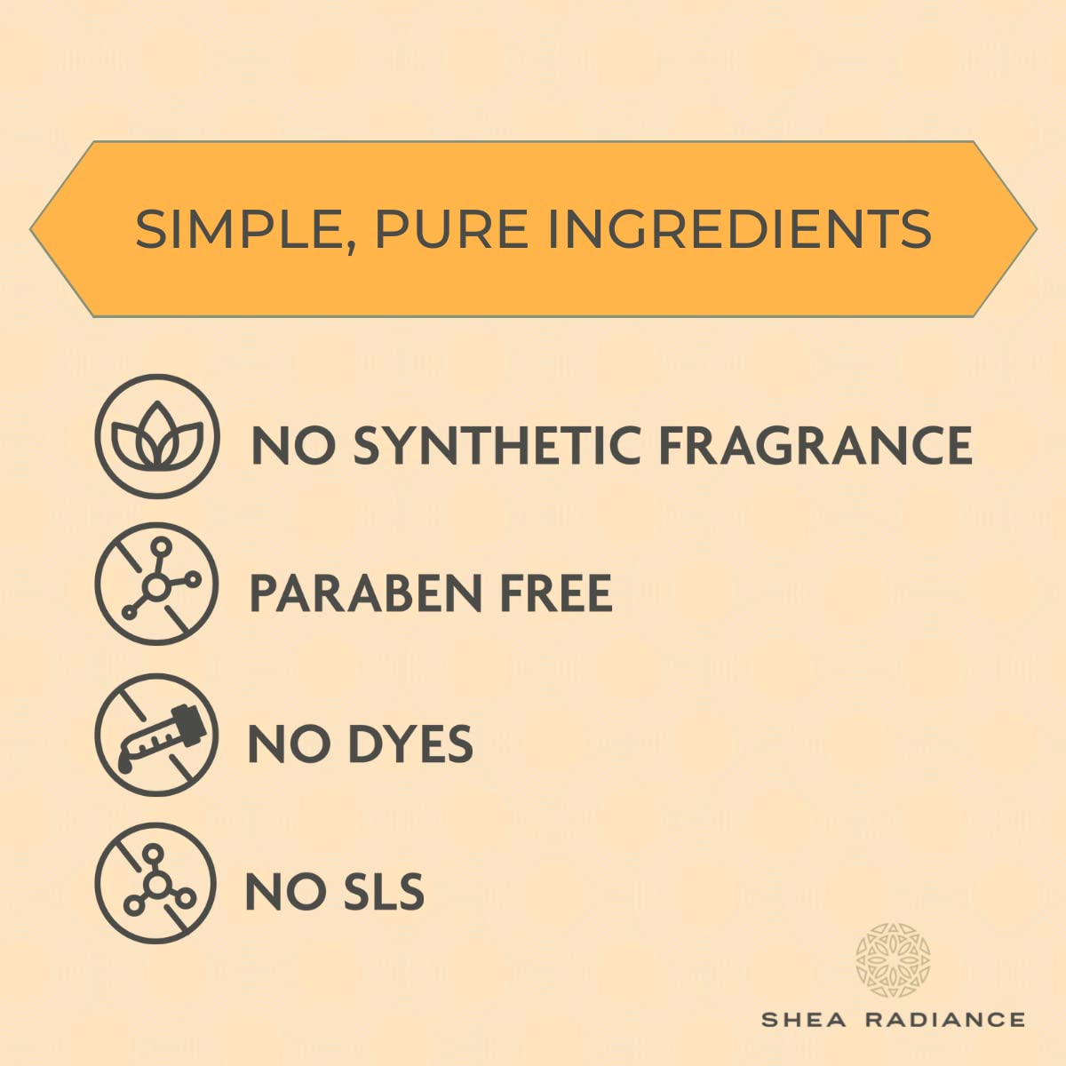 Shea Radiance P.U.R.E. Whipped Shea Butter with Colloidal Oatmeal - Whipped Body Butter Blended with Skin Soothing Oatmeal & Moisturizing Rice Bran Oil | Citrus Blossom (5 oz)