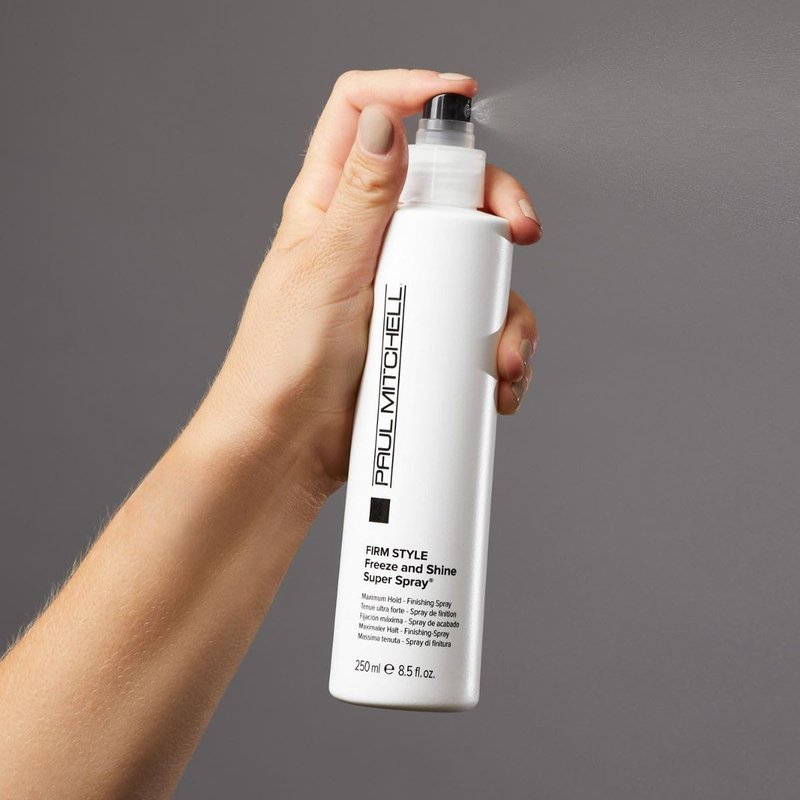 Paul Mitchell Freeze and Shine Hairspray - Maximum Hold & Shiny Finish for Coarse Hair