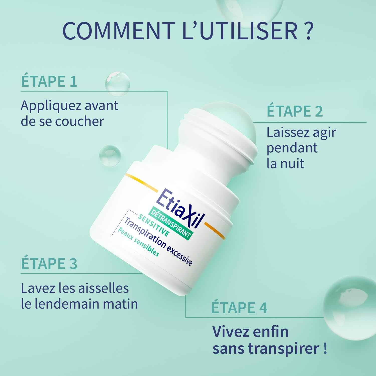 Etiaxil Behandlung für Schweißmittel – – empfindliche Haut – 15 ml