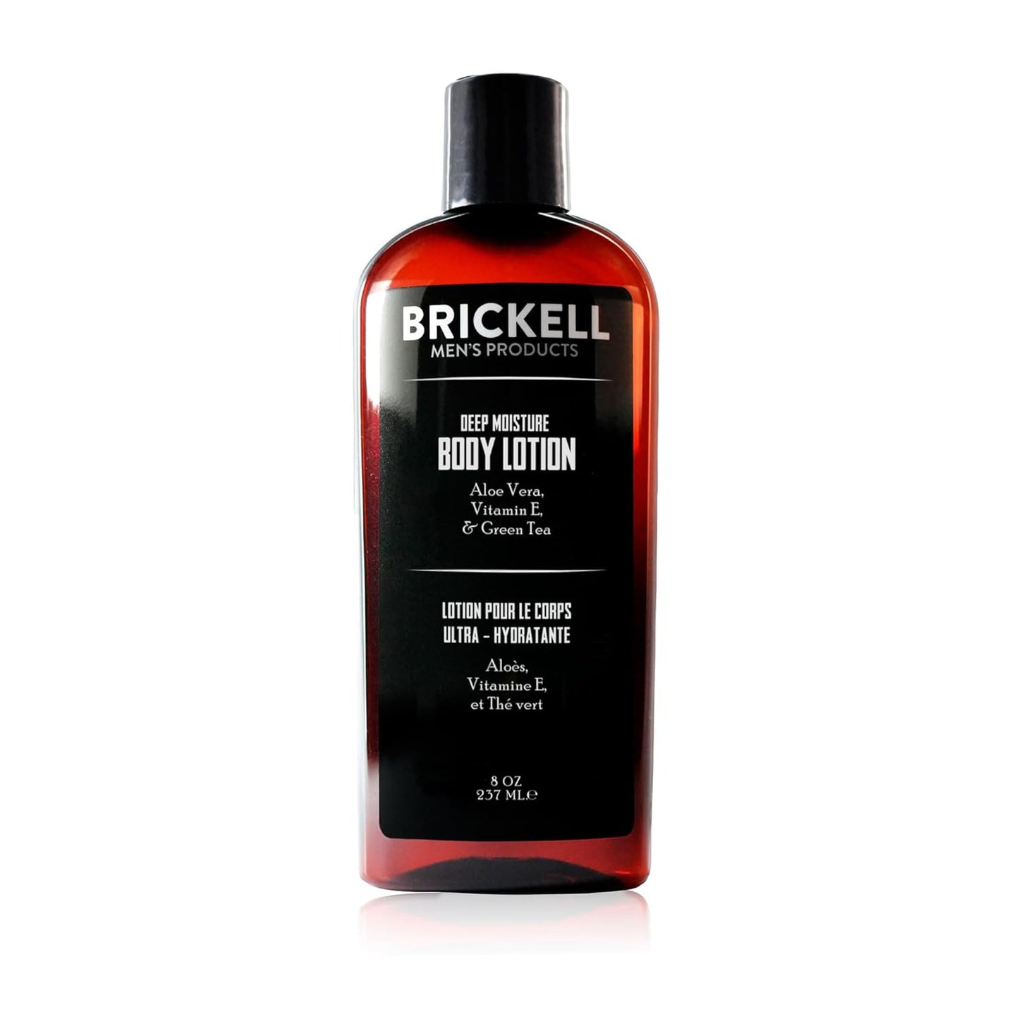 Brickell Men's Deep Moisture Body Lotion - Hydrating Aloe & Jojoba Oil | 8 Oz Scented Moisturizer for Dry Skin