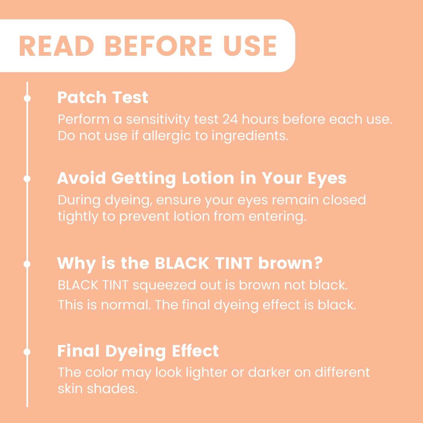 Lomansa Lash Color Kit Instant Black Eyelash Color 8ml Easy to Use with Natural Results for Beginner Salon Beauty