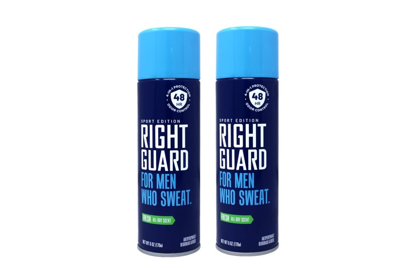 Right Guard Antiperspirant Spray, Sport Fresh 6 oz For Men Who Sweat (Pack of 2)