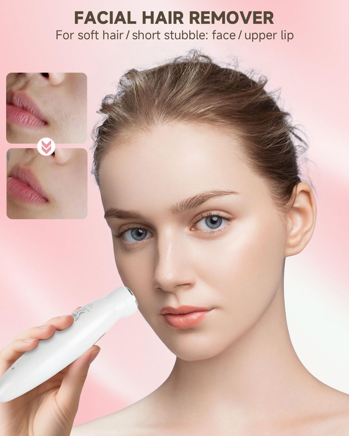 Bikini Trimmer for Women 5 in 1 Electric Razor, Rechargeable LED Display IPX7 Waterproof Hair Removal for Face, Leg, Armpit, Eyebrow, Pubic, Ideal Gift for Women