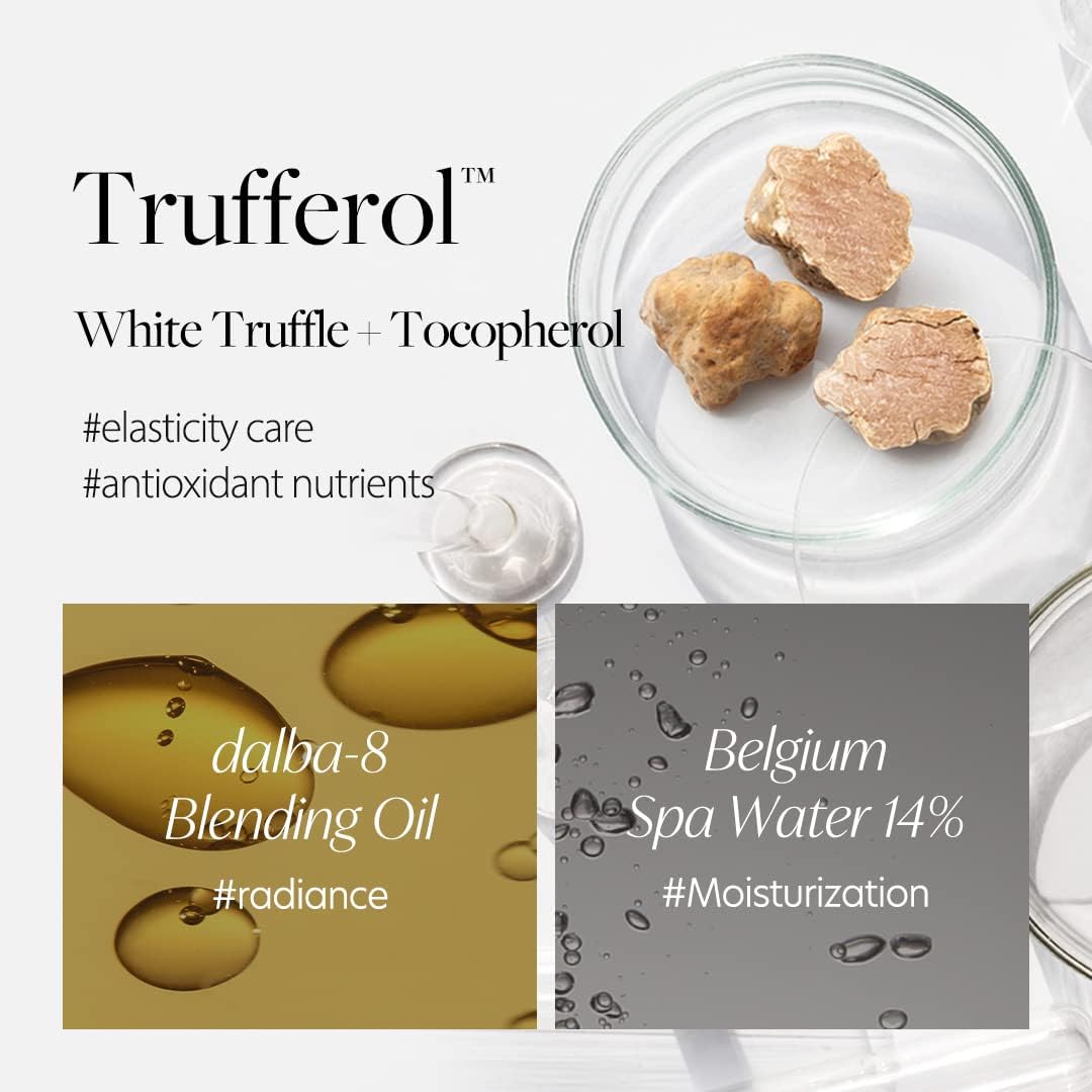 d'alba Piedmont White Truffle Return Oil Cream Cleanser, Vegan Skincare, Easy One Step Cleanser for Sebum & Makeup Removal, Hydrating Cleanser, for Sensitive Skin, Korean Skin Care