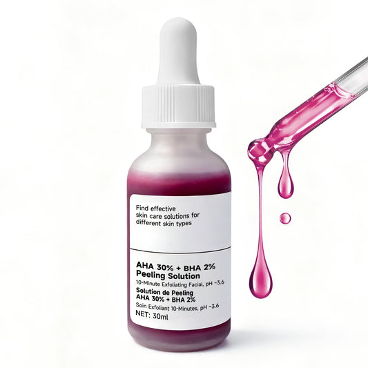AHA 30% + BHA 2% Exfoliating Serum, Unclogs Pores, Brightens & Oil Control