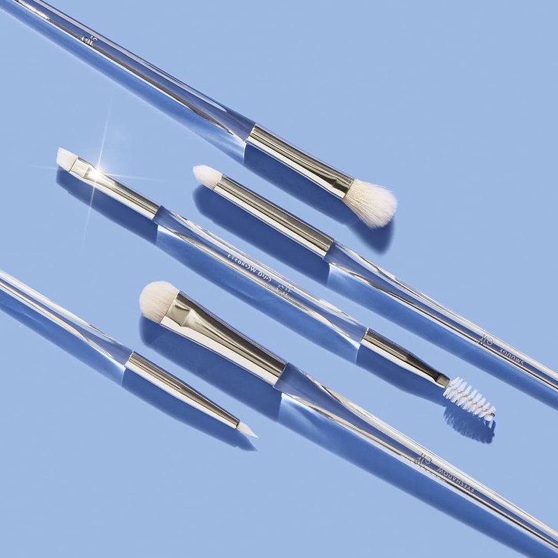 e.l.f. Precision Dual-Sided Eyebrow Brush - Vegan Makeup Tool for Shaping & Sculpting Brows | Perfect for Even Application