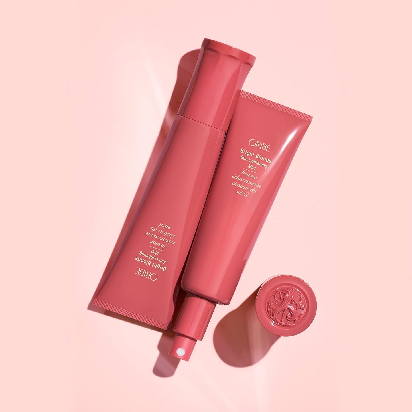 Oribe Bright Blonde Sun Lightening Hair Mist - UV Protectant Spray for Enhanced Shine & Color-Treated Hair - 3 oz