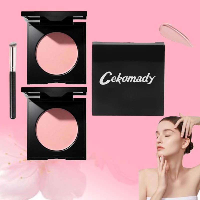 Cekomady Luminance Under Eye Brightener, Under Eye Brightener, Dark Circle Concealer, Moisturizing Waterproof Foundation (PINK-2PCS)