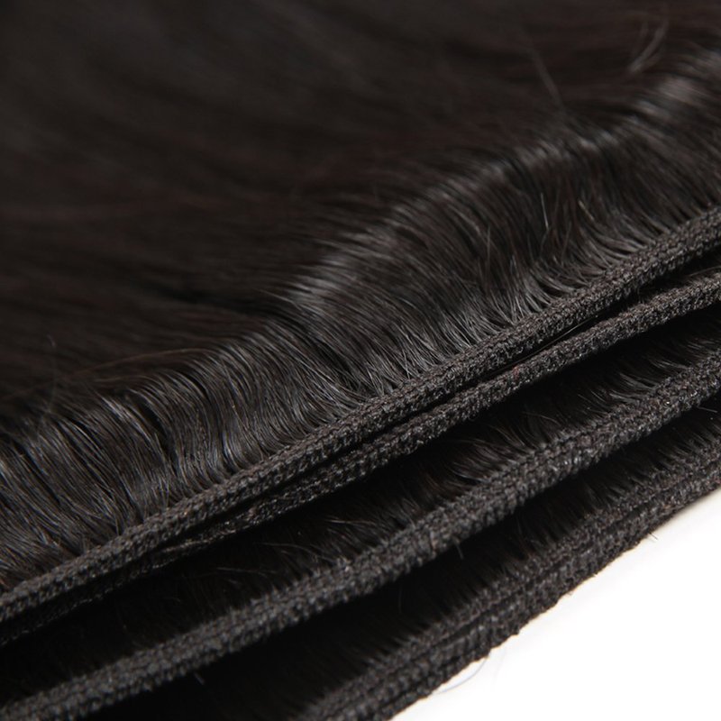 10A Straight Human Hair 1 Bundles 20 Inch 100% Unprocessed Brazilian Virgin Straight Weave Single Bundles Human Hair