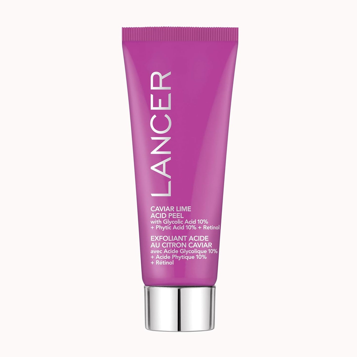 Lancer Skincare Caviar Lime Acid & Retinol Peel - Glycolic Acid Exfoliant for Dark Spots | 0.5 fl oz