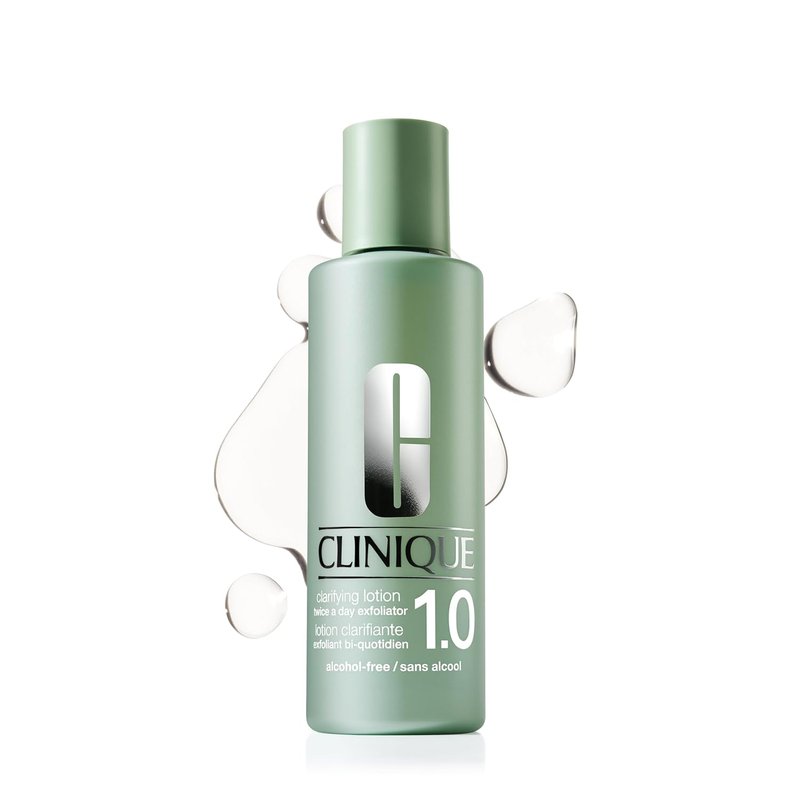 Clinique 3-Step Clarifying Lotion - Exfoliating Toner for Sensitive Skin | Alcohol-Free, 13.5 Fl Oz