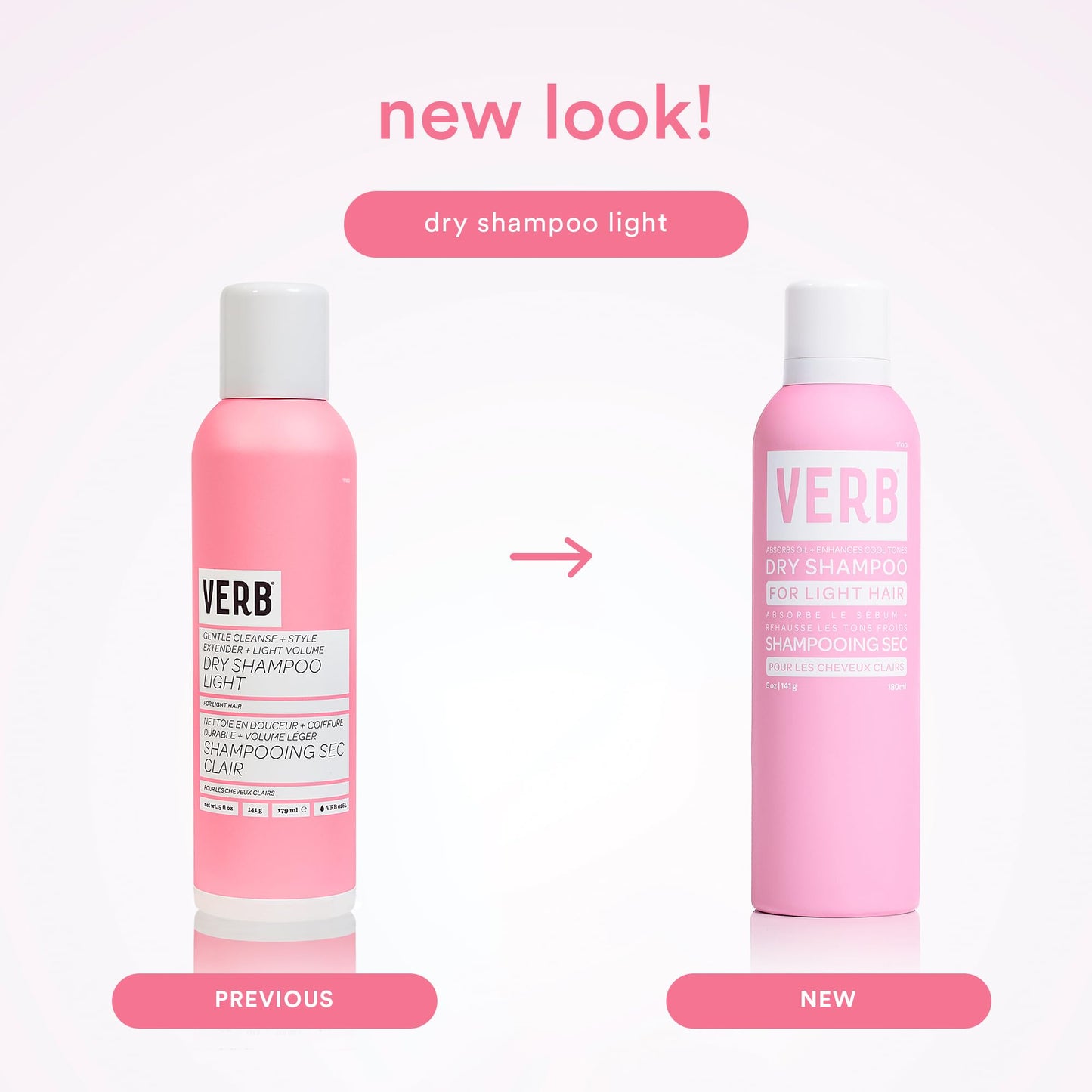 VERB Dry Shampoo Light Tones Jumbo- Gentle Cleanse, Style Extender & Light Volume - Refreshing + Removes Oil & Adds Volume - Vegan Dry Shampoo for Light Tones With No Harmful Sulfates, 10 oz
