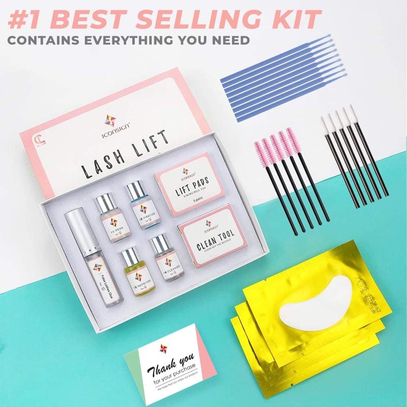 Lash Lift & Brow Lamination Kit Bundle - Salon Grade Perming Supplies | Professional DIY Eyebrow Lamination with Keratin Conditioning
