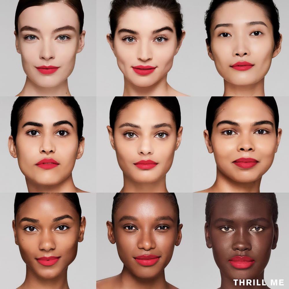 Estée Lauder Pure Color Long-Lasting Matte Lipstick for Women with Matte Finish | Plumping & Nourishing, 0.12 Ounce, 699 Thrill Me