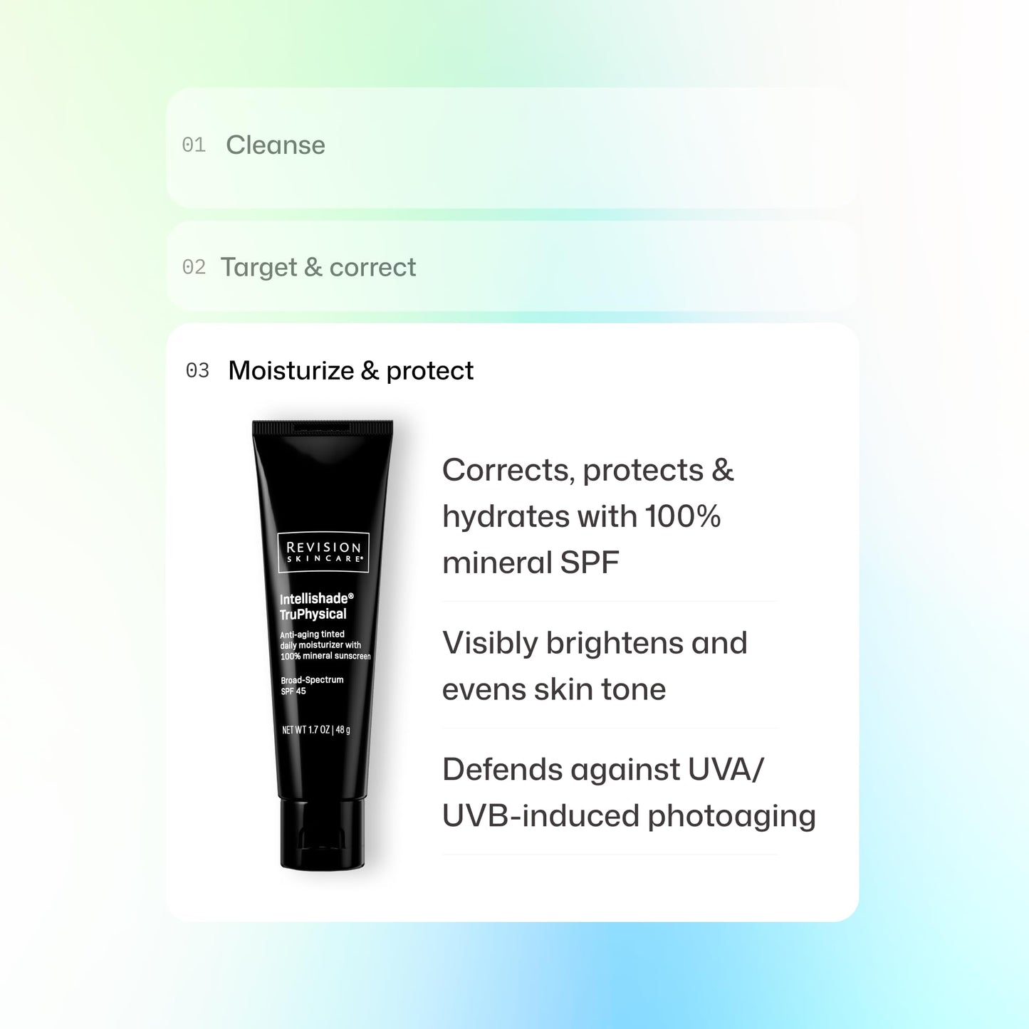 Revision Skincare Intellishade® TruPhysical SPF 45 Mineral Sunscreen