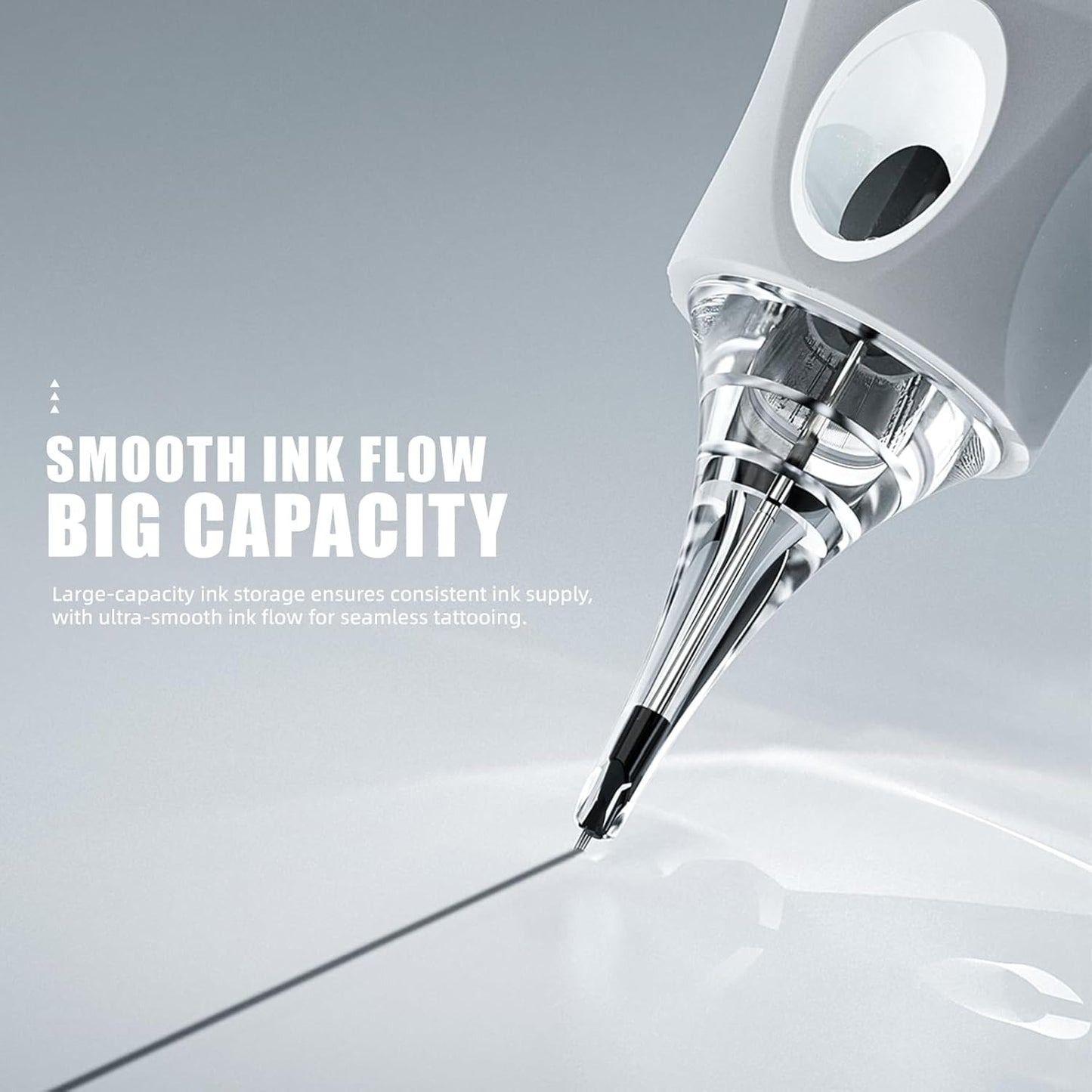 Dragonhawk Tattoo Needle Cartridges - Extra Smooth #12 Mixed Sizes (5M, 7M, 9M, 11M, 13M) for Precision Work