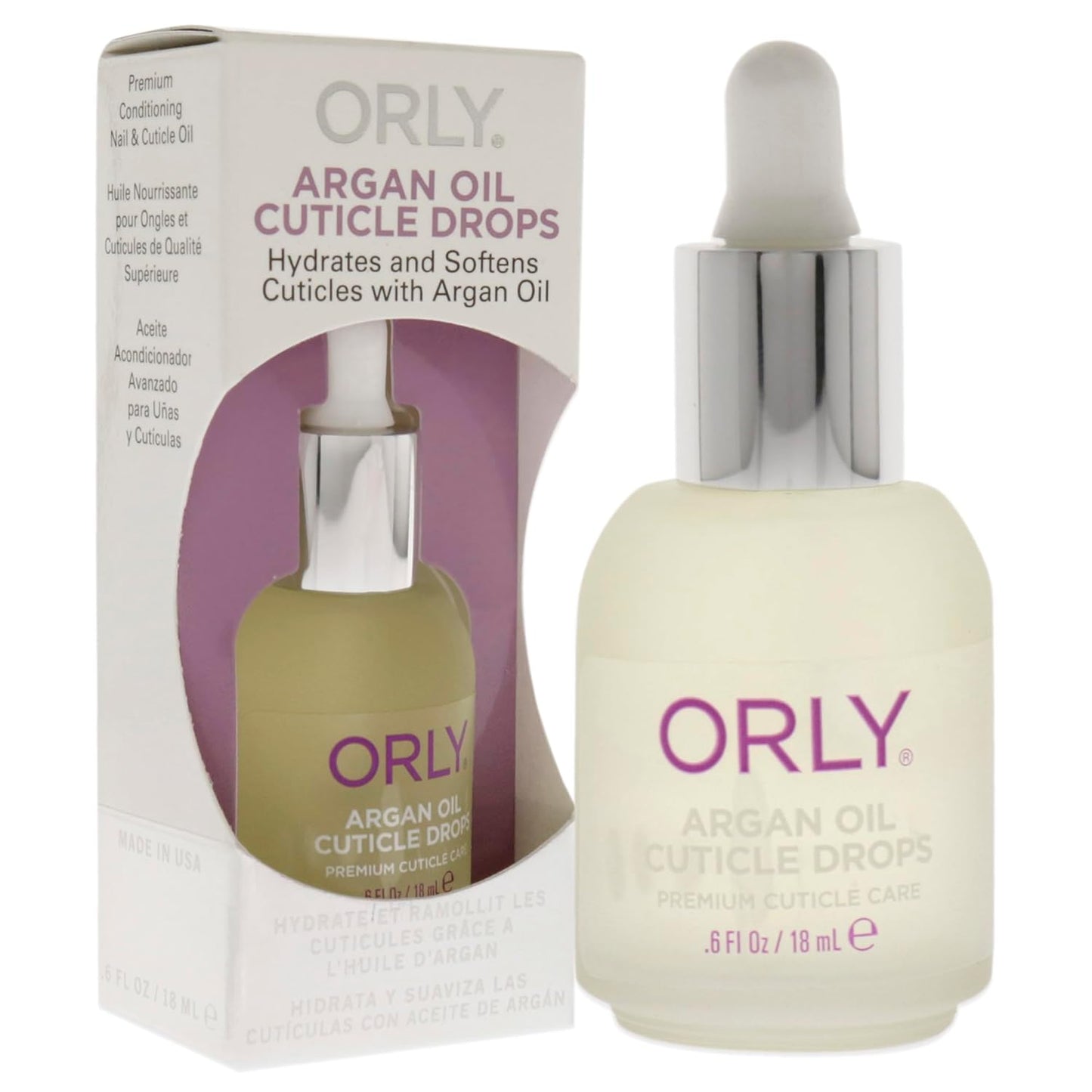 Argan Oil Cuticle Drops - Nourishing Treatment for Healthy Nails | 0.6 oz