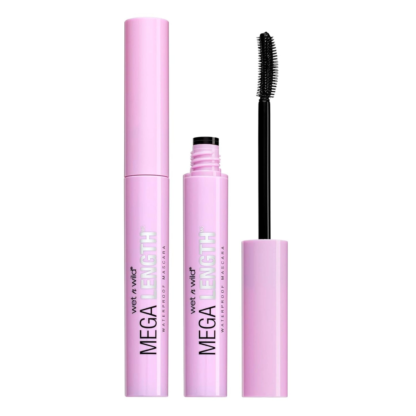 Waterproof Mascara - Mega Length Formula for Long-Lasting Volume | Very Black, 0.21 Ounce