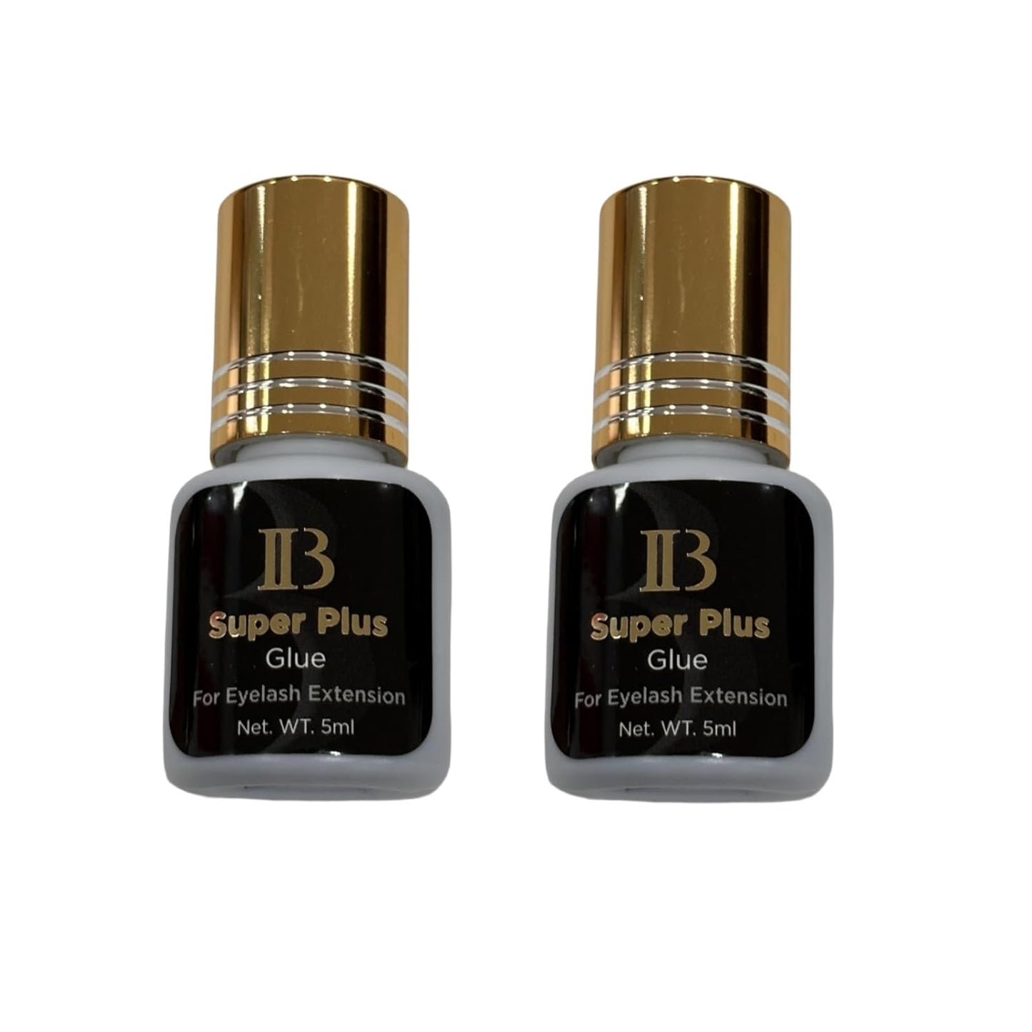 Eyelash Extensions Glue - Professional Low Smoke 5ml | 1-2 Sec Drying Time, Lasts 5-6 Weeks, 2 Pack