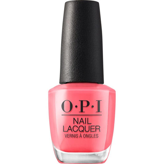 OPI Nail Lacquer ElePhantastic Pink | Opaque Bright Pink Crème Chip Resistant Nail Polish | Fast Drying, Streak Free