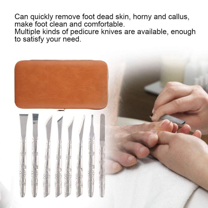 Stainless Steel Foot Scraper - No Rust Callus Shaver for Smooth Skin