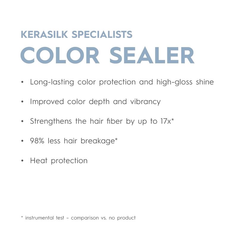 KERASILK Color Sealer - Long-Lasting Color Protection & Moisturizing Treatment for Color Treated Hair | 75ml