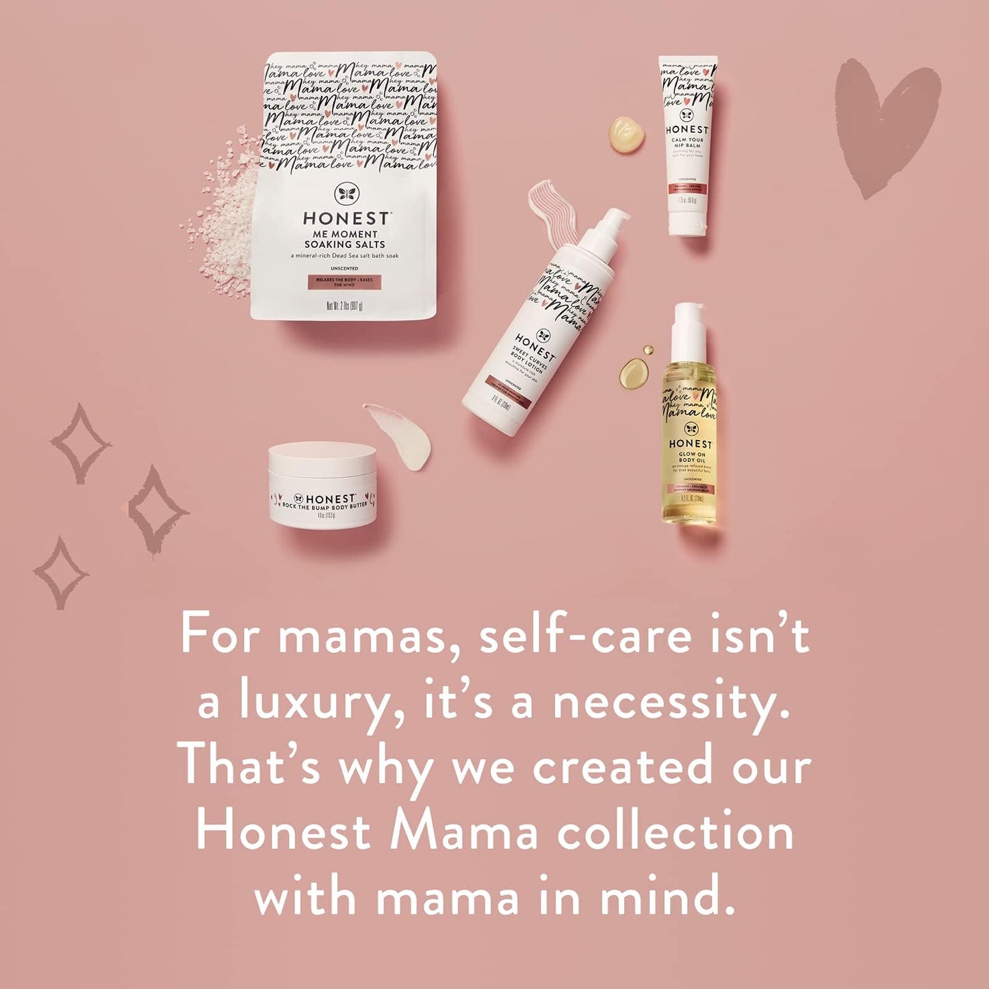 The Honest Company Mama Me Moment Soaking Salts Calming Mineral-rich Dead Sea Salt Soak 2 lbs
