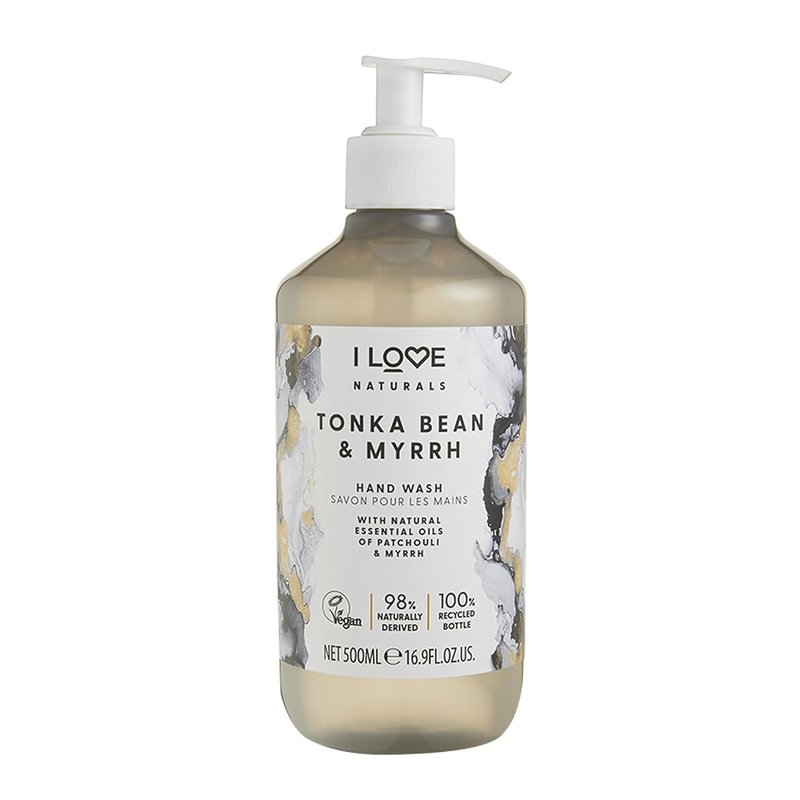 Tonka Bean & Myrrh Hand Wash - Hydrating Essential Oil Soap - Skin-Smoothing Formula | 16.9 oz