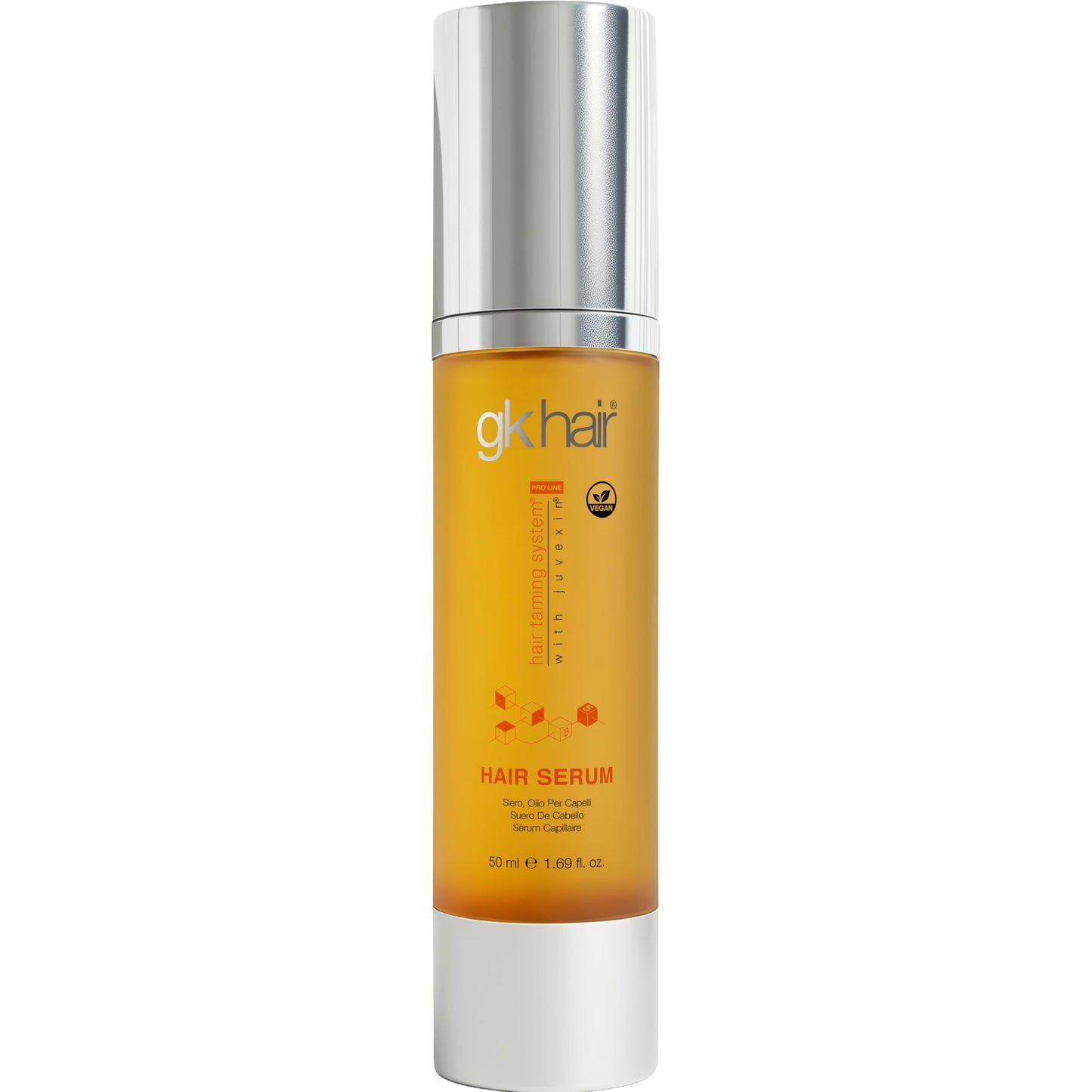 GK HAIR - Hair Oil Serum 1.69 Oz - Smooth Frizz Control & Shine Enhancement - Dry, Frizzy, Damaged & Dull Hair - Argan Oil Hair Serum with Plant Based Protein and Natural Silicones Lightweight Finish