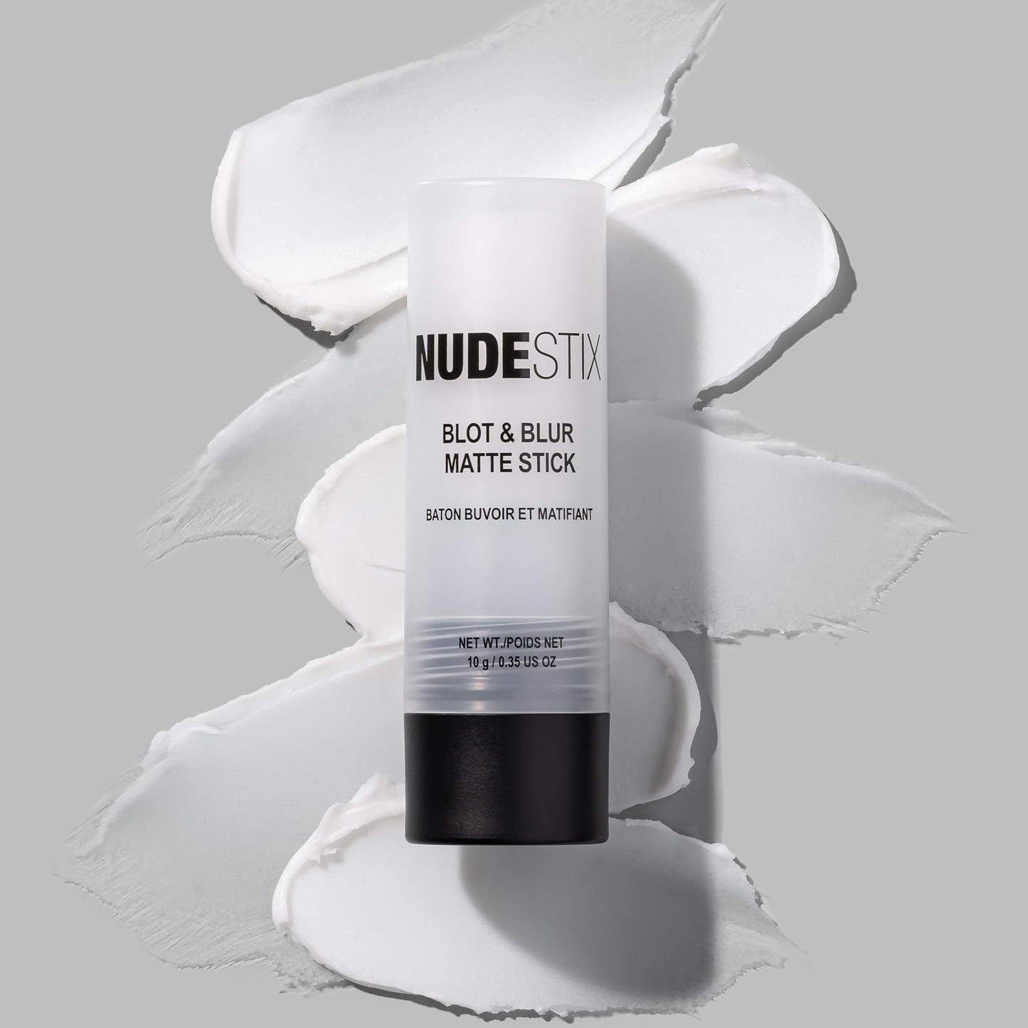 Nudestix Blot & Blur Matte Primer Stick – Lightweight Balm-to-Powder Formula for Shine Control, Pore Blurring & Makeup Prep | With Volcanic Ash, Silica & Vegan Skincare Actives