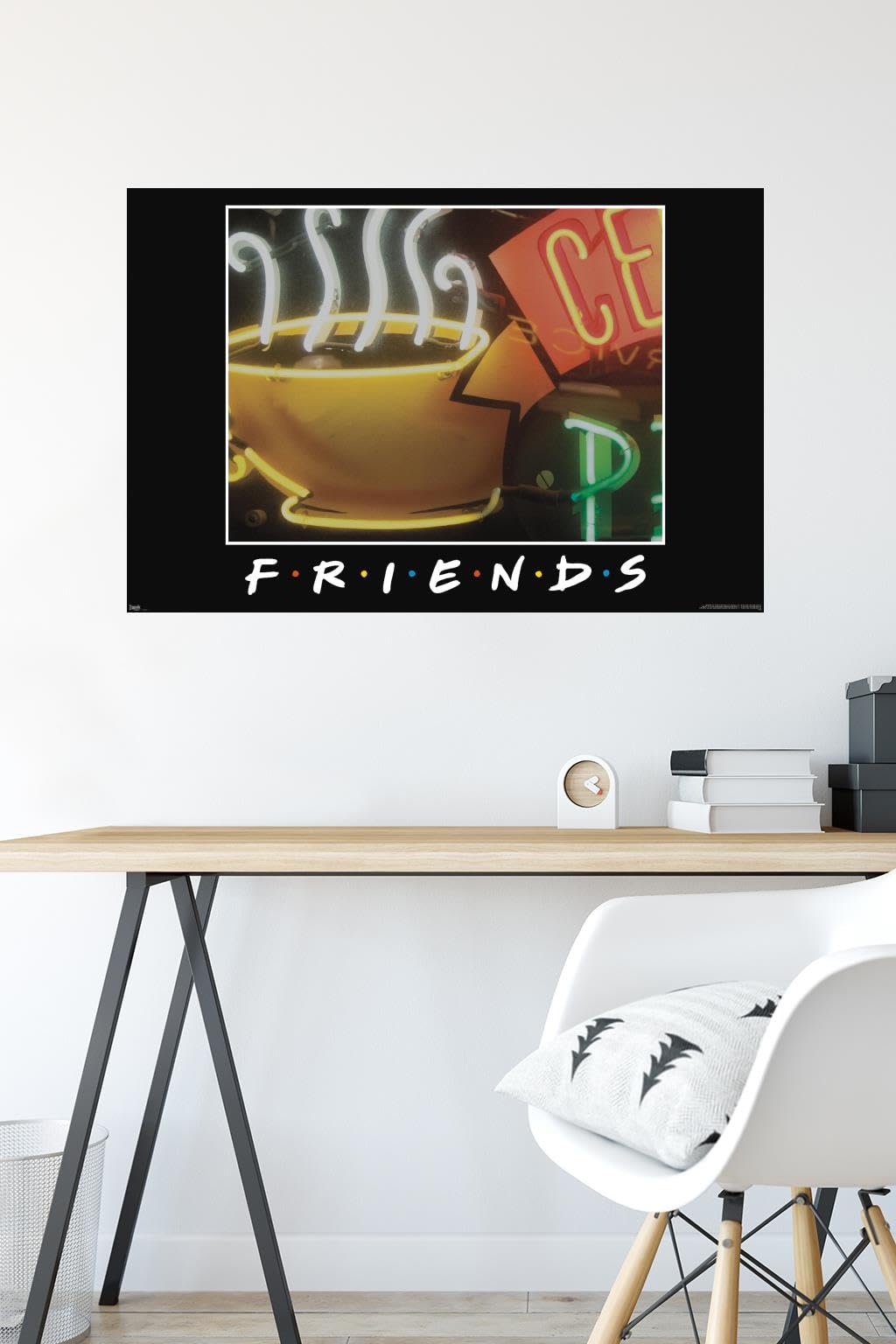 Trends International Friends - Coffee Wall Poster, 22.375" x 34", Unframed Version